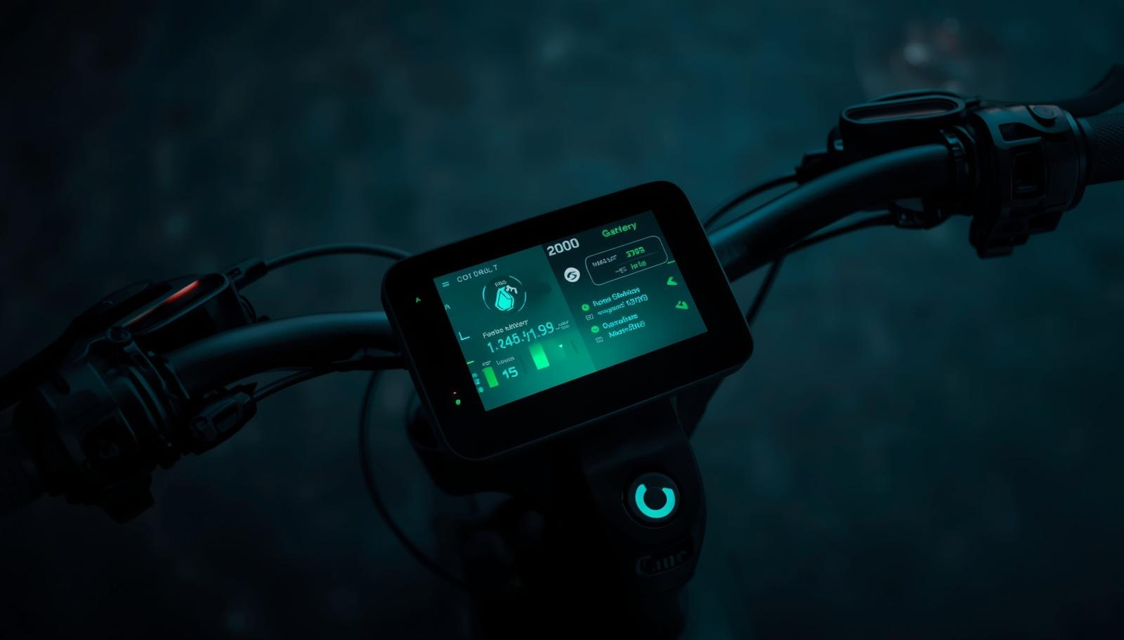 Smart e-bike display